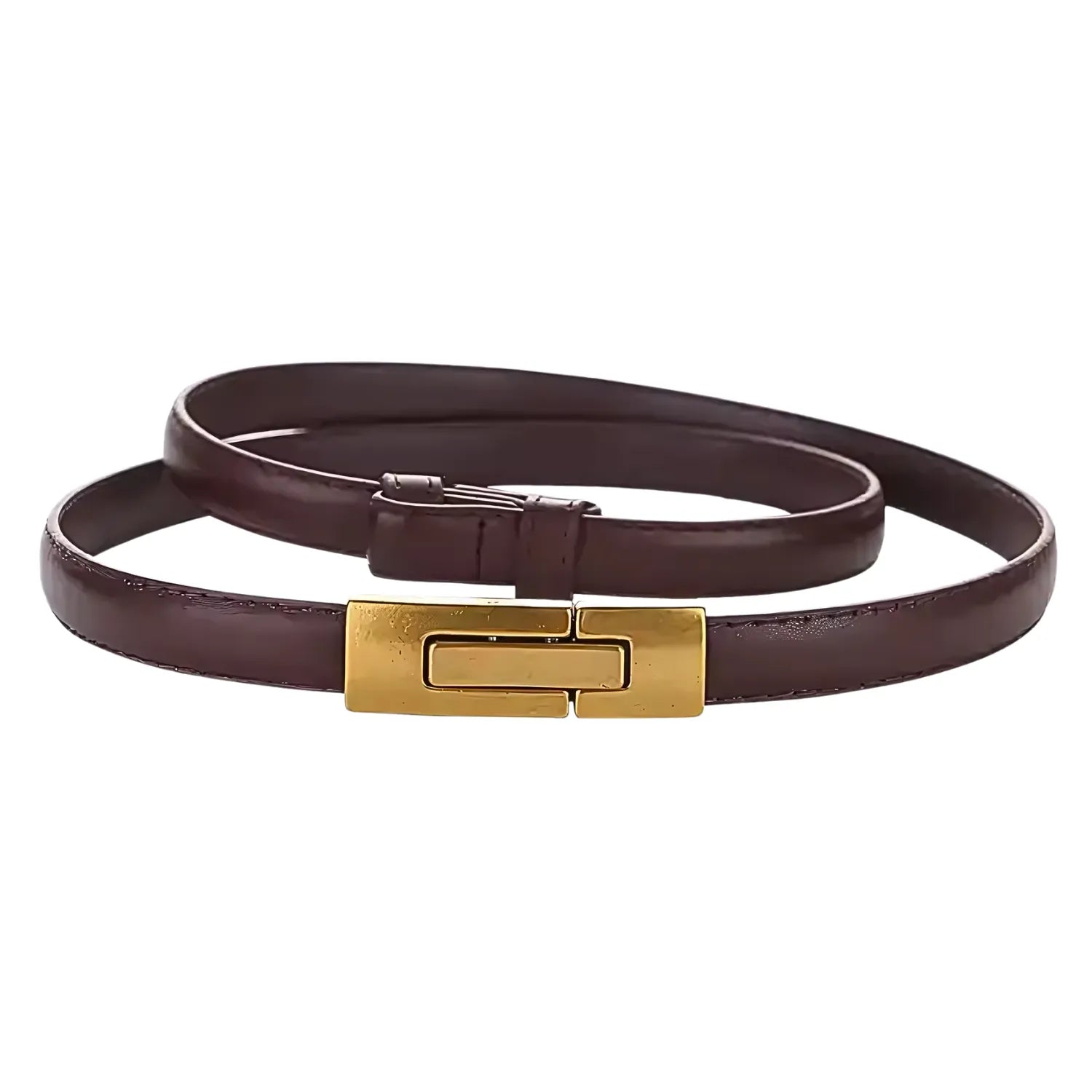 Women's Skinny Leather Belt