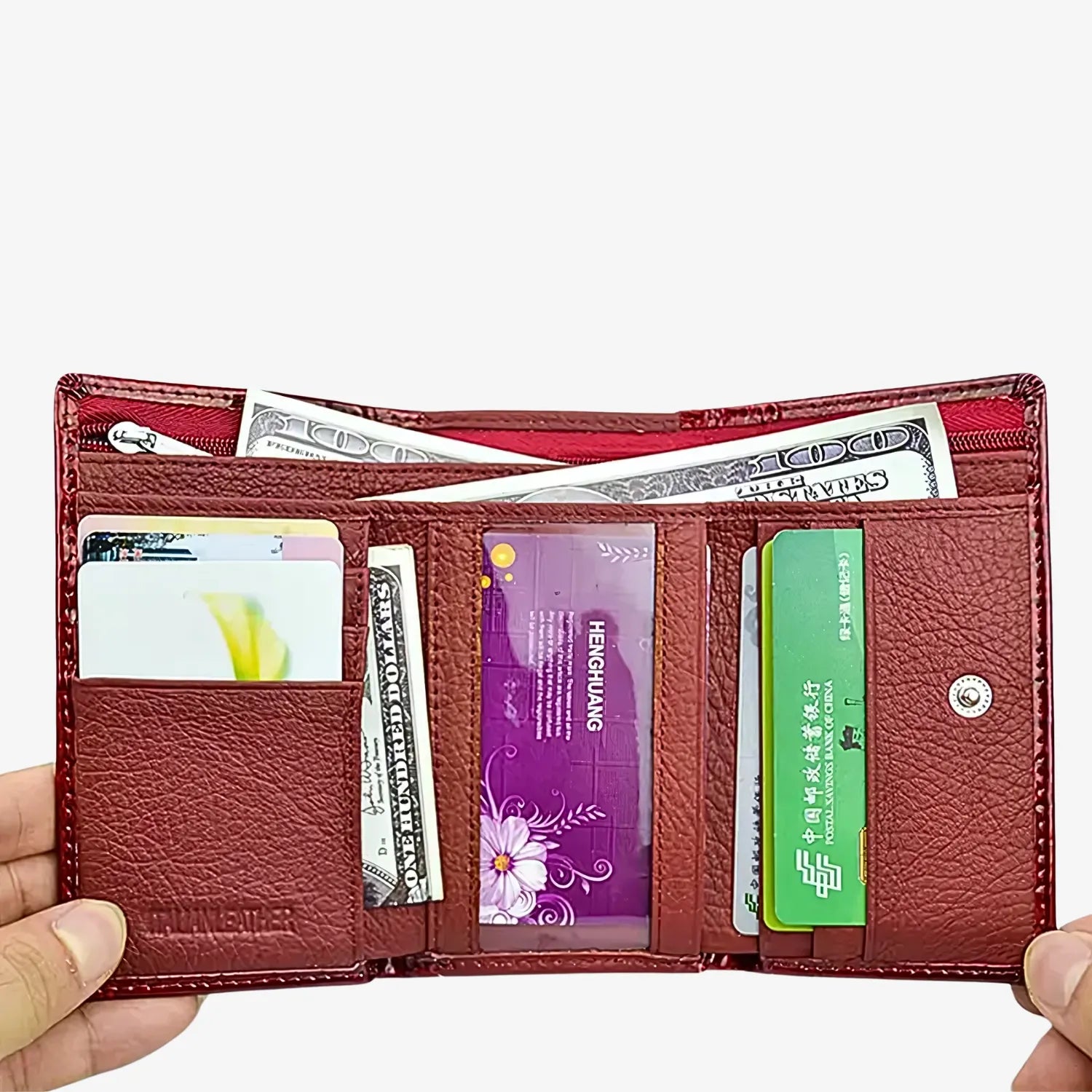 Jet Luxe Leather Women's Wallet