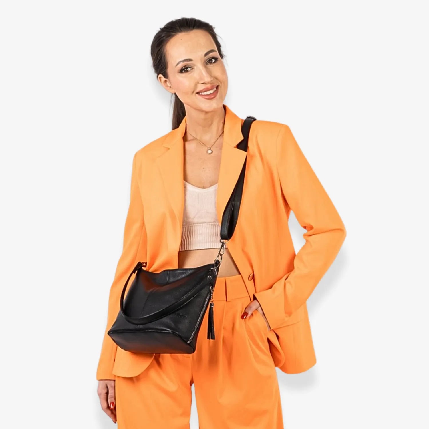 Paris Leather Crossbody Bag