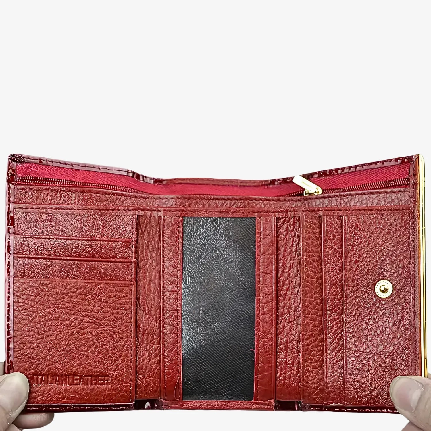 Jet Luxe Leather Women's Wallet