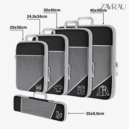CompactBag - Kit de Organizadores de Compressão
